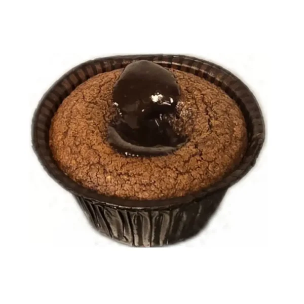 Flüssiger Schokkomuffin